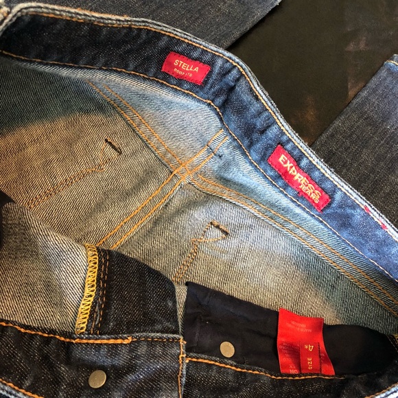 👖👖Express Stella Bootleg Size 4 GUC Jeans👖👖 - Picture 4 of 7